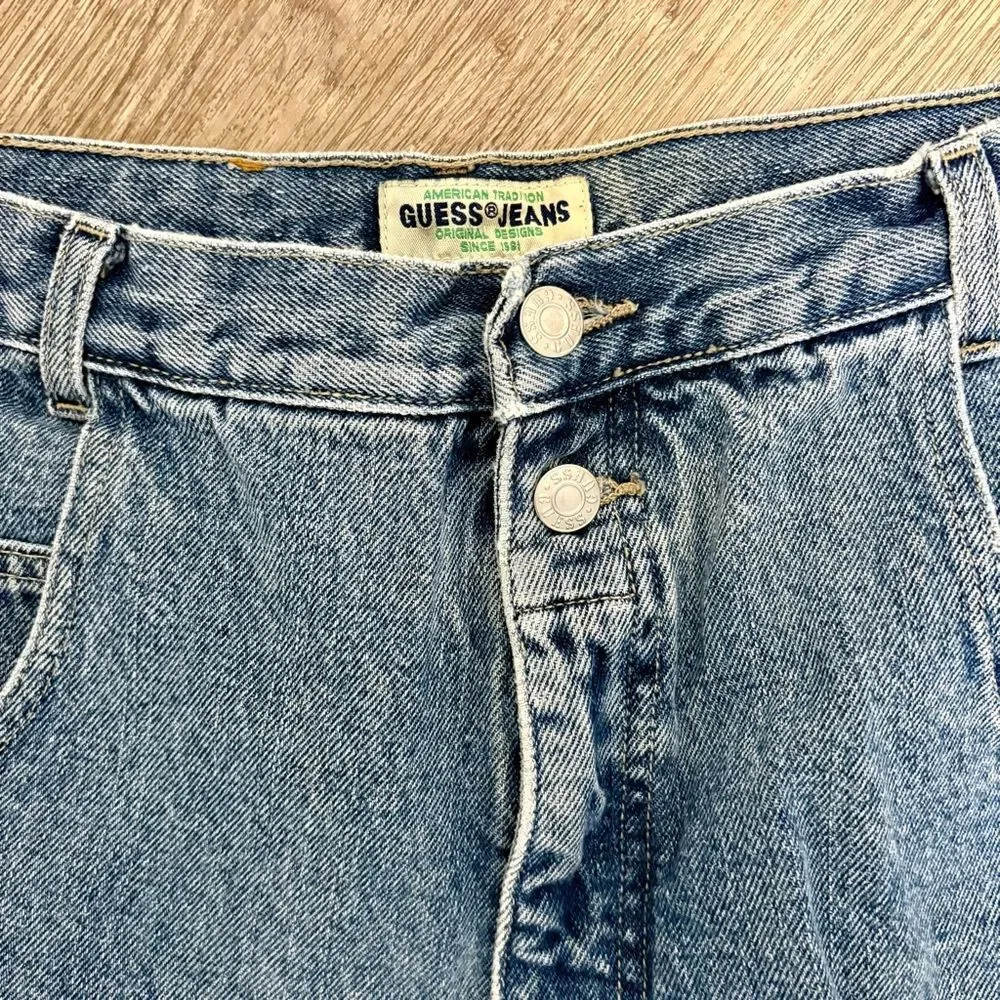 Vintage Guess Jeans Dual Button Tapered Leg 90s K3